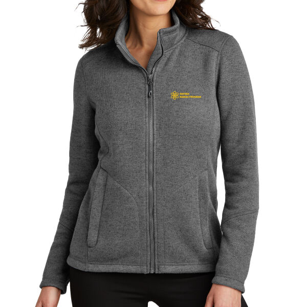 Ladies Arc Sweater Fleece Jacket Thumbnail